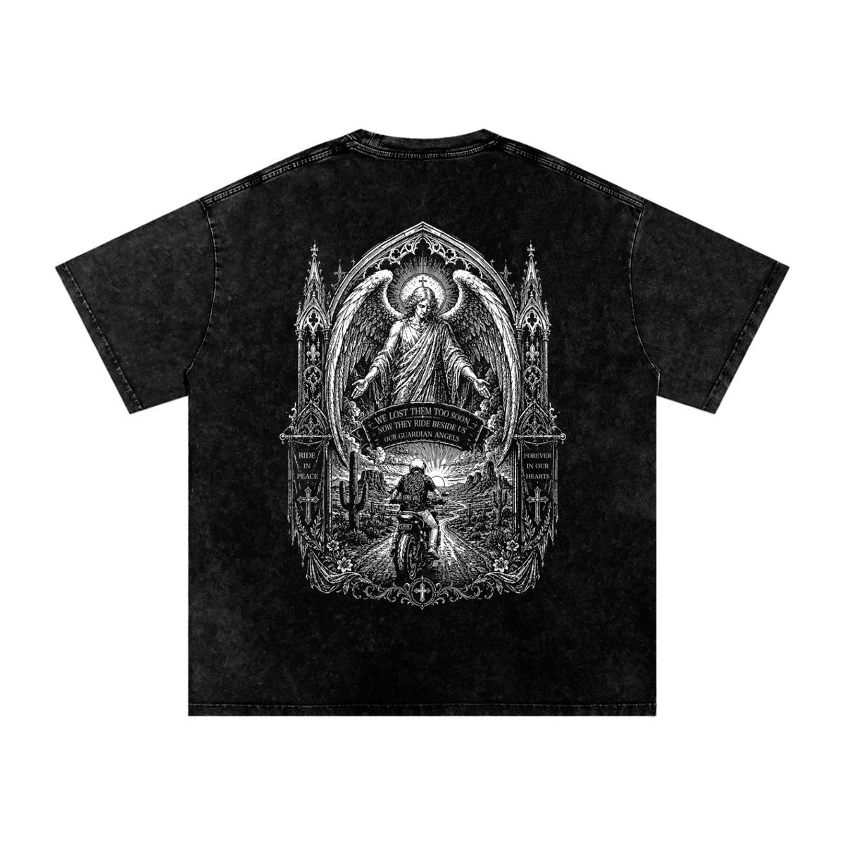 Guardian Angel Oversized Cotton T-Shirt