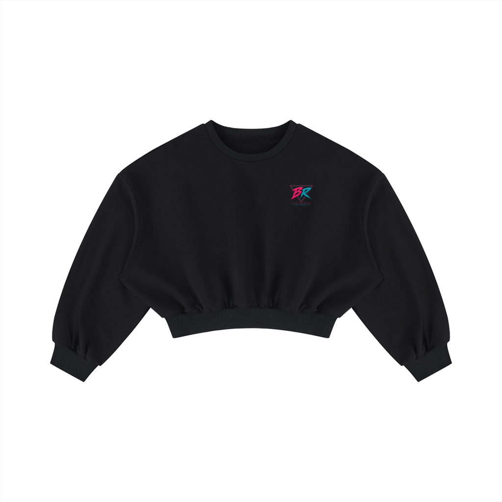 7 Eleven Boxy Cropped Crewneck Sweatshirt