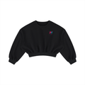 7 Eleven Boxy Cropped Crewneck Sweatshirt