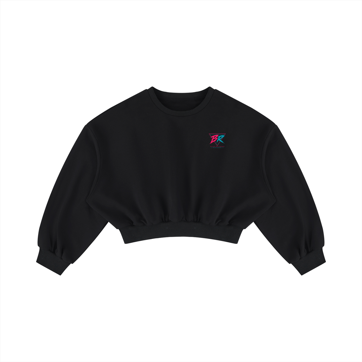 7 Eleven Boxy Cropped Crewneck Sweatshirt