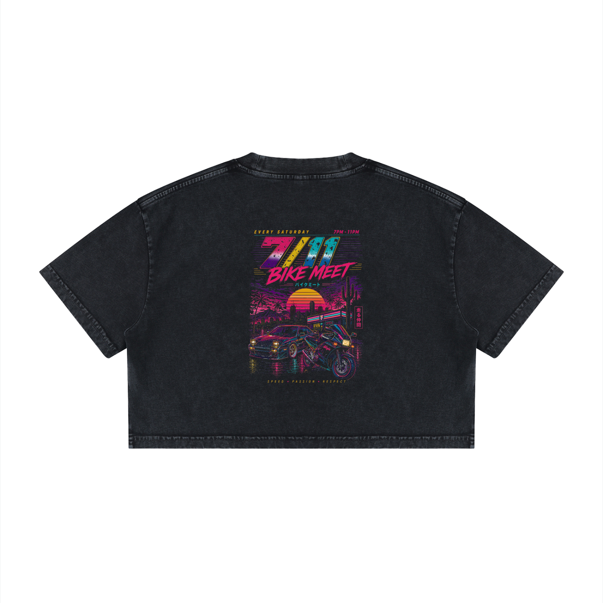 7 Eleven Crop T-Shirt
