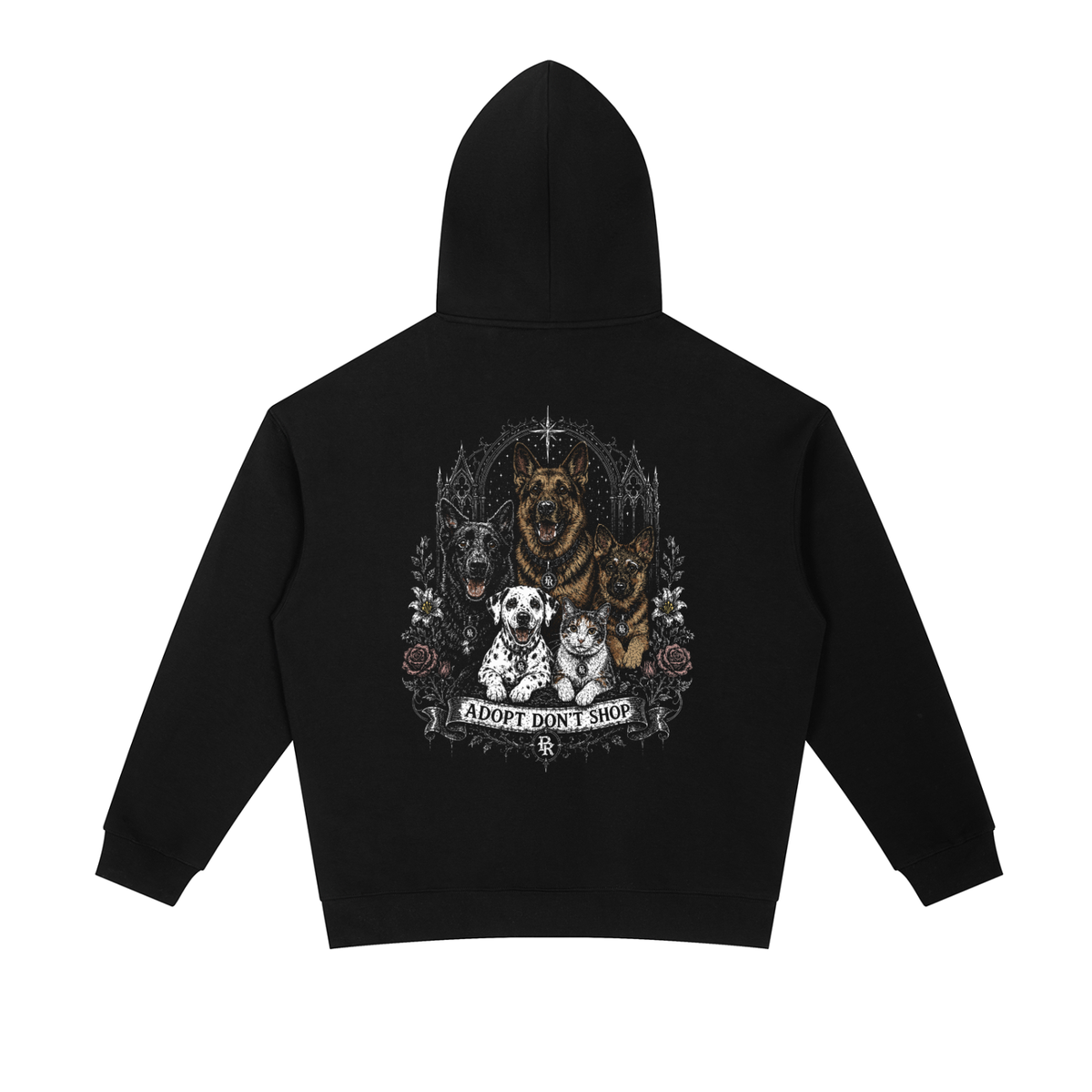 Adopt Don't Shop Heavyweight Hoodie