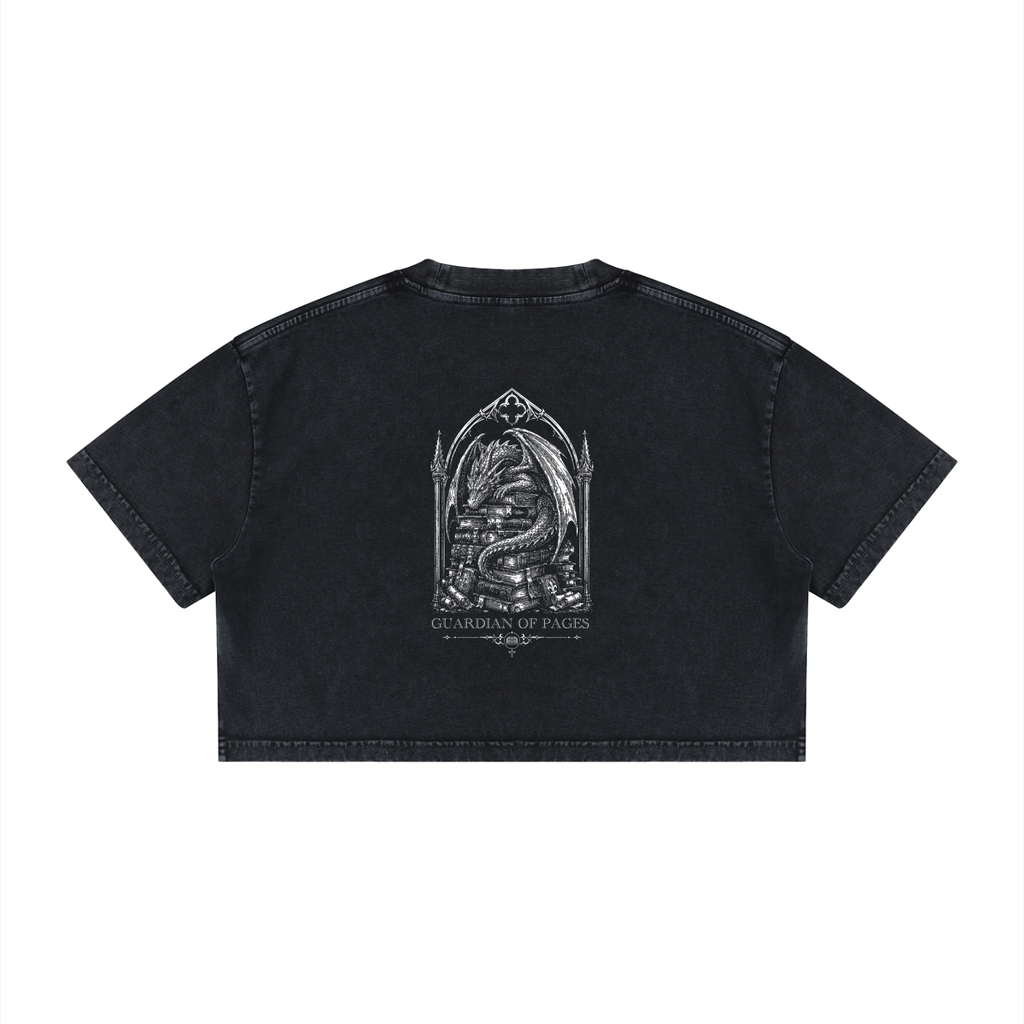 Guardian of Pages Cotton Crop T-Shirt