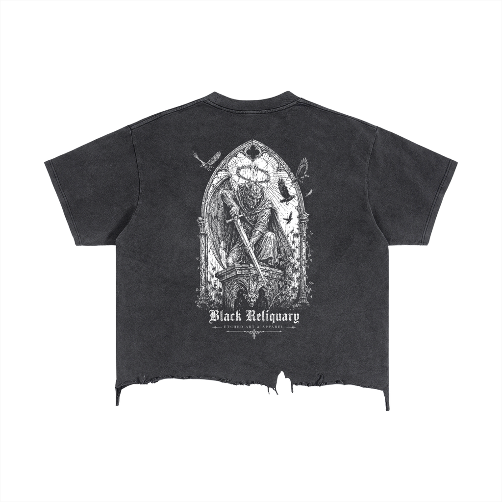 Cathedral Sentinel Distressed Hem T-Shirt