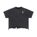 Adopt Don't Shop Boxy Distressed Hem T-Shirt