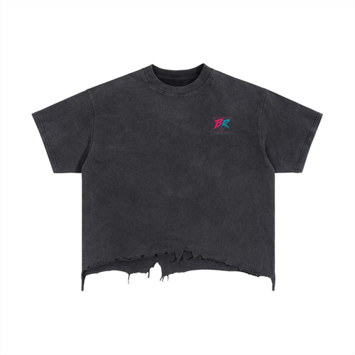7 Eleven Distressed Hem T-Shirt
