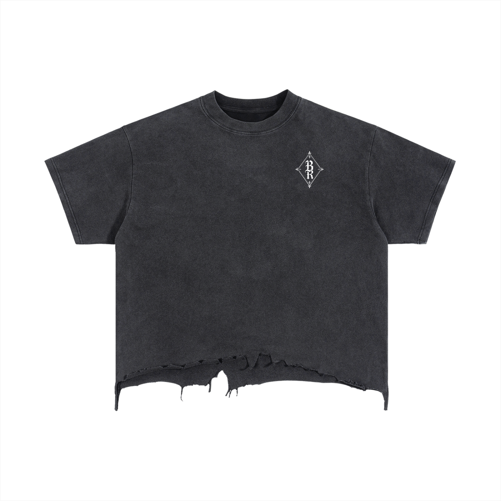 Fuck ICE Boxy Distressed Hem T-Shirt