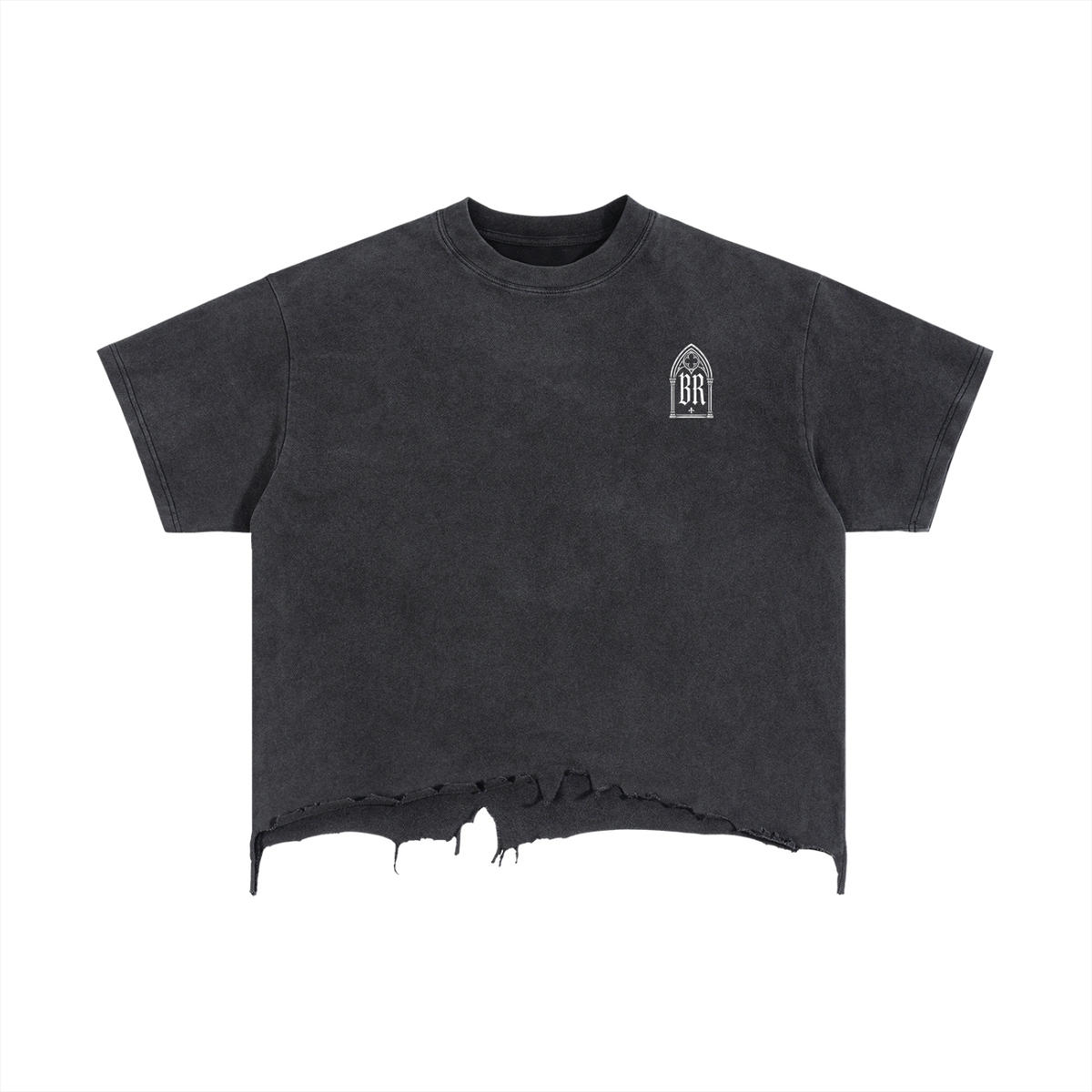 Cathedral Sentinel Distressed Hem T-Shirt