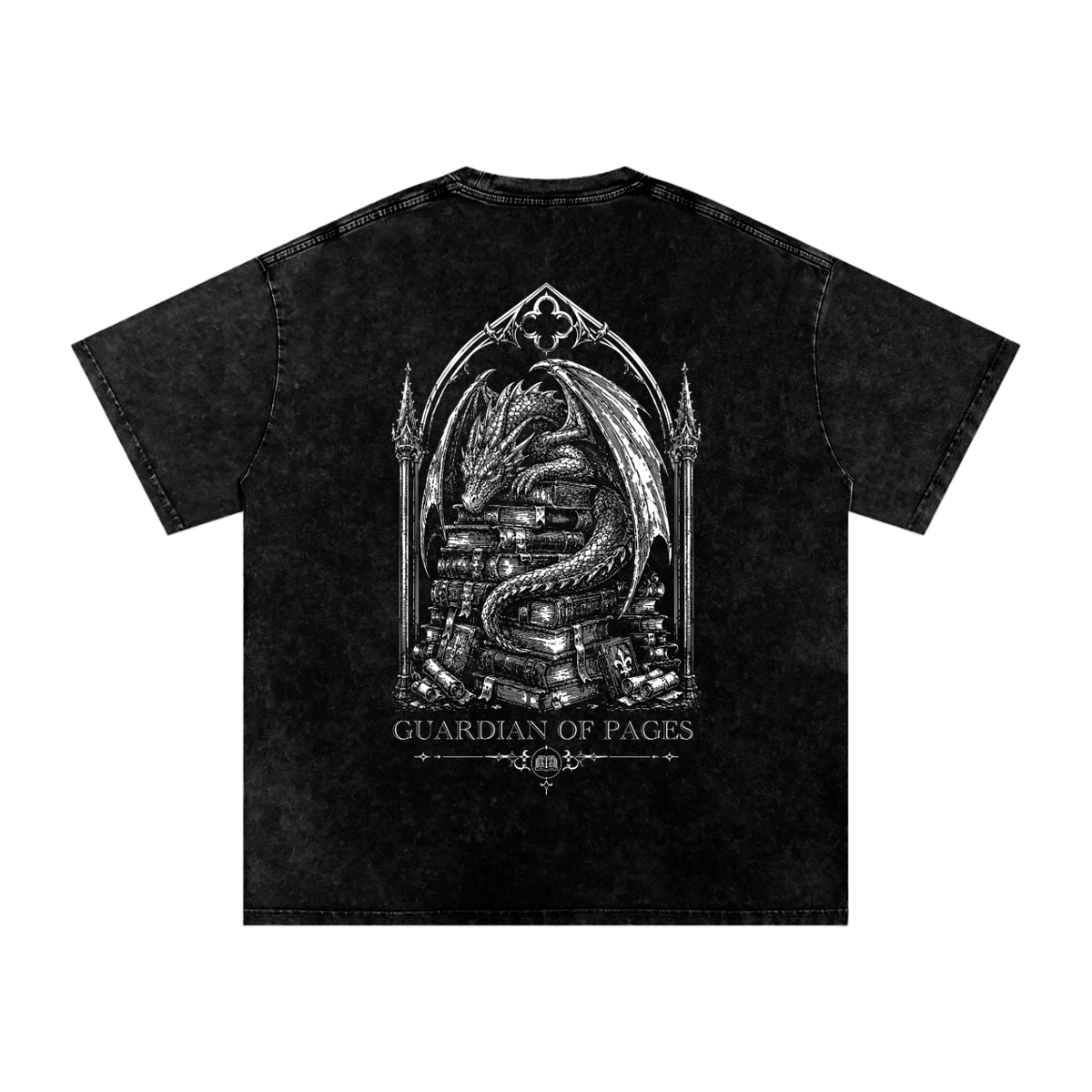 Guardian of Pages Oversized Cotton T-Shirt