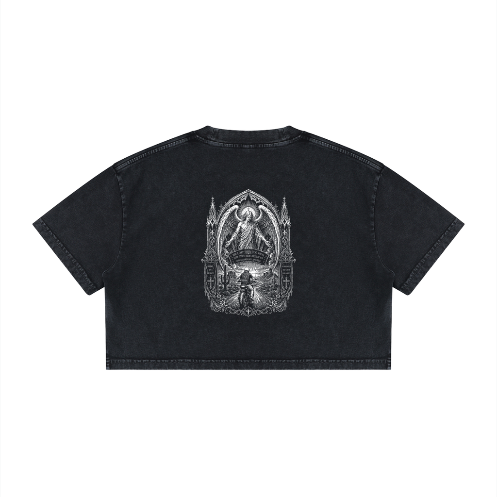 Guardian Angel Cotton Crop T-Shirt