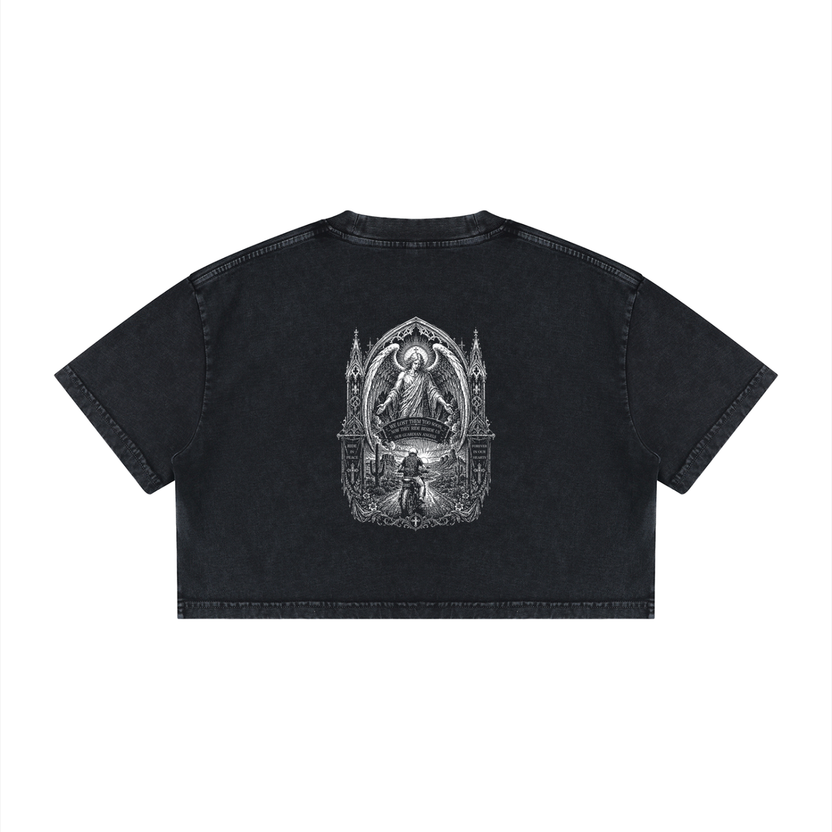 Guardian Angel Cotton Crop T-Shirt